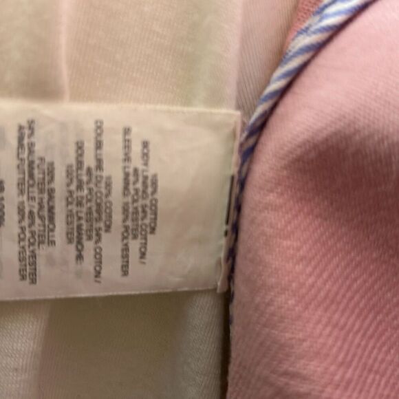 J. Crew Pink Denim Peacoat Sz8 - Picture 11 of 11